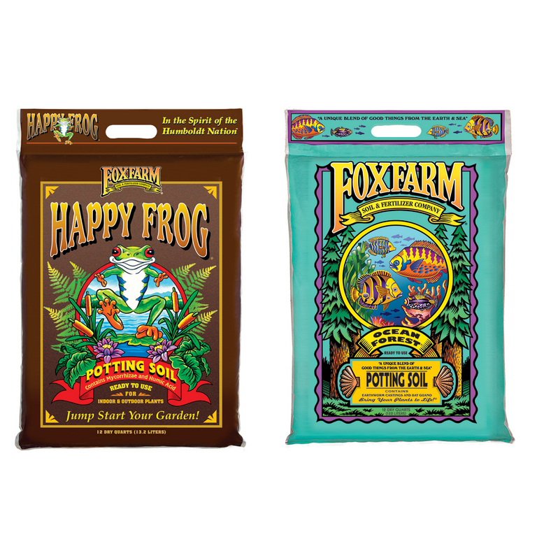 FoxFarm FX14053+FX14054 Ocean Forest & Happy Frog Potting