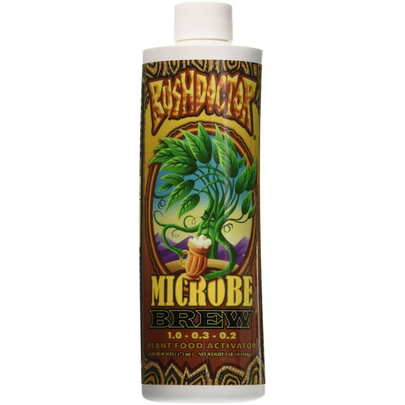 FoxFarm FX14096 Bushdoctor Microbe Nutrients, 1 Pint, Clear