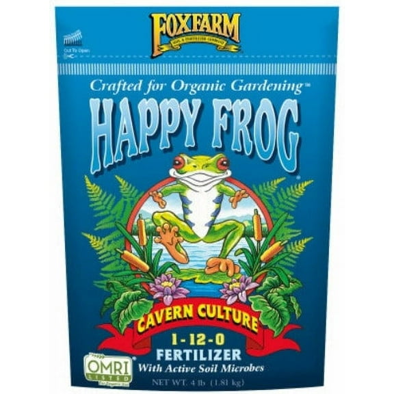 FoxFarm FX14630 4 LB Happy Frog Bat Guano Organic Fertilizer - Quantity of 4