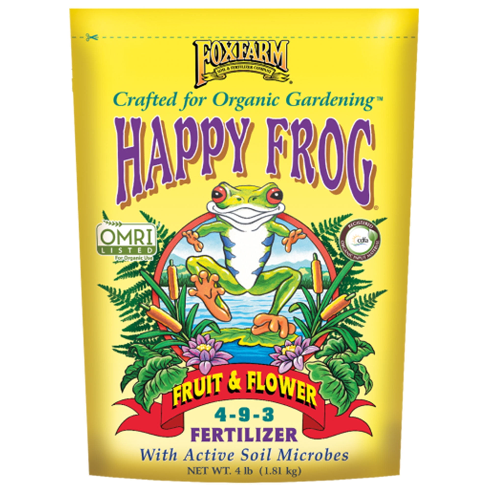 FoxFarm Happy Frog Organic Fertilizer for Fruit & Flower FoxFarm Happy Frog Organic Fertilizer for Fruit & Flower