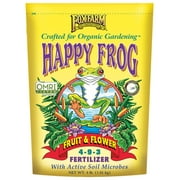 FoxFarm FX14650 Happy Frog Organic Fruit & Flower Fertilizer, 4 Pound Bag