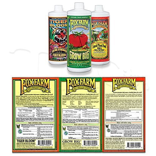 FoxFarm Plant Garden Liquid Nutrient Soil Trio-Pints Grow Big