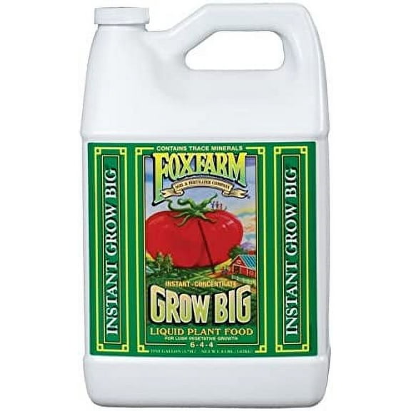 FoxFarm Grow Big Soil Liquid Concentrate Fertilizer, 1 Gallon