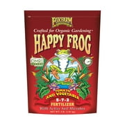 FoxFarm Happy Frog Garden Tomato & Vegetable Dry Plant Fertilizer, 4 Pound