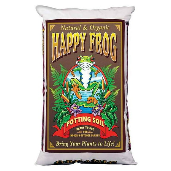 FoxFarm Happy Frog Nutrient Rich Rapid Growth Potting Soil, 2 Cu Feet | FX14081