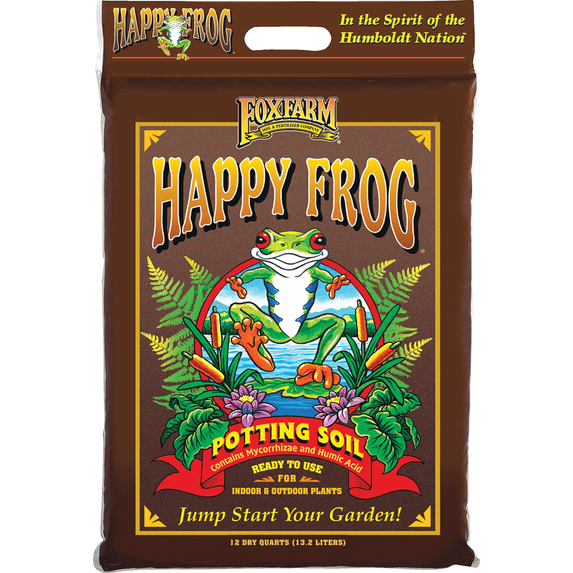 FoxFarm Happy Frog Potting Soil - Pack of 2 — Outdoor & Indoor Plant Use, Easy Application