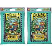 FoxFarm Ocean Forest Potting Soil, 12qt Pack of 2 ? Light, Aerated Texture, Designed for All Container Plants ? pH Adjusted for Optimal Nutrient Uptake, Effectively Retains Moisture