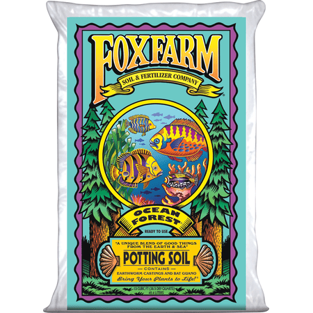 FoxFarm Ocean Forest Potting Soil - Pack of 12 — Outdoor & Indoor Plant Use, Easy Application