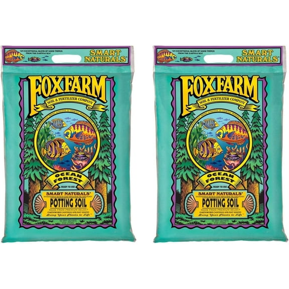 FoxFarm Ocean Forest Premium Potting Soil, 12 qt., 2 Pack