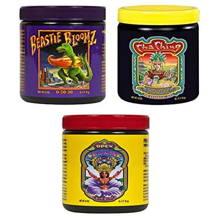 FoxFarm Open Sesame + Cha Ching + Beastie Bloomz Plant Nutrients Fertilizer