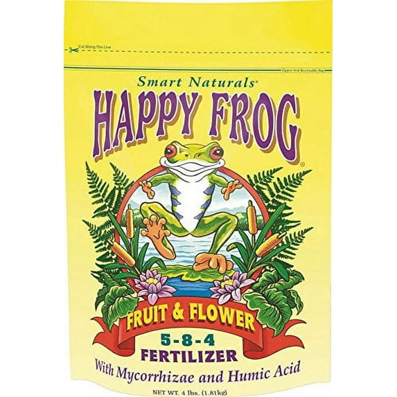 FoxFarm Smart Naturals Happy Frog Fruit and Flower Fertilizer, 4 lb