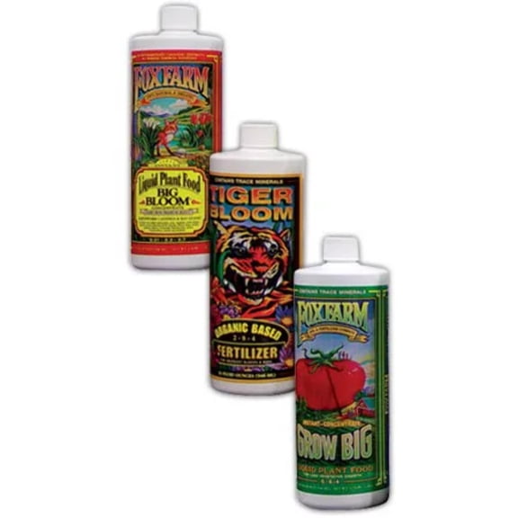 FoxFarm Soil Formula Nutrients Trio, 3 qts