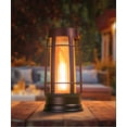thumbnail image 1 of FoxFlame Professional Metal Solar Flame Lantern - Patented LED Flickering - Outdoor Waterproof - Hanging Option, 1 of 8