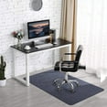 thumbnail image 1 of Foxanon 47"x35" Hardwood Floors, Tile Non-Slip Office Chair Mat, Computer Chair Mat, for Rolling Chair, Large Floor Protector Gray, 1 of 9