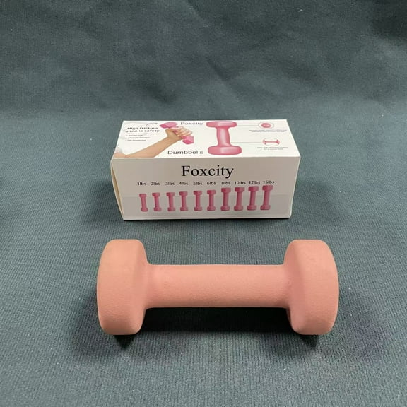 Foxcity Dumbbells,Weights Dumbbells Options Compatible with Set of Neoprene Dumbbells Set, 1 LB, Anti-Slip, Anti-roll, Hex Shape