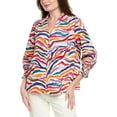thumbnail image 1 of Foxcroft womens  Alexis Shirt, s, Orange, 1 of 3