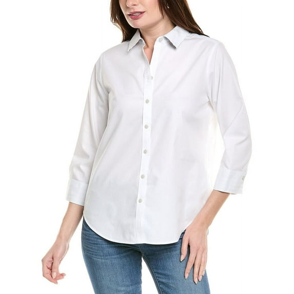 Foxcroft womens Margie Shirt, m, White