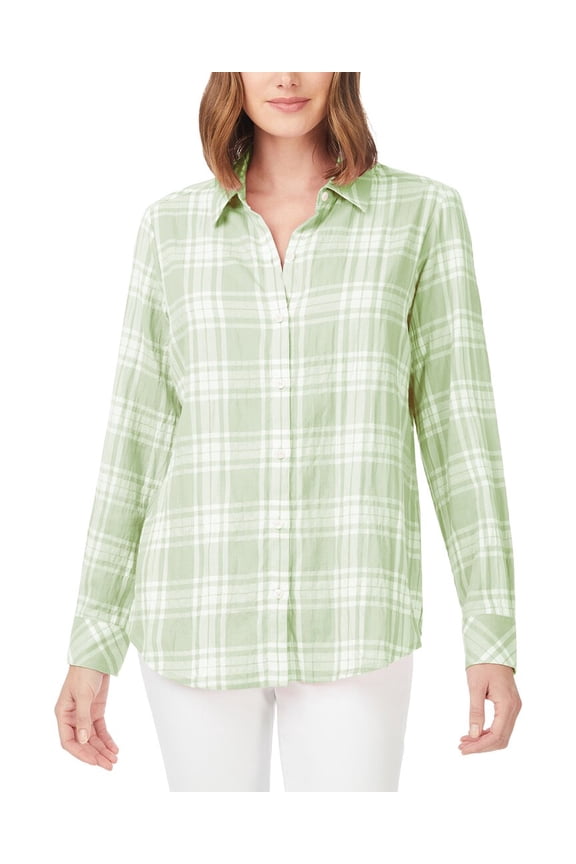 womens  Rhea Plaid Shirt, 2