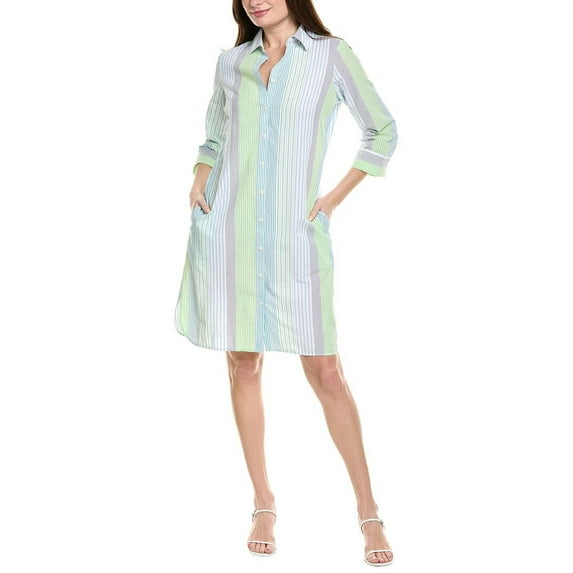 Foxcroft womens Rocca Dress, m, Blue