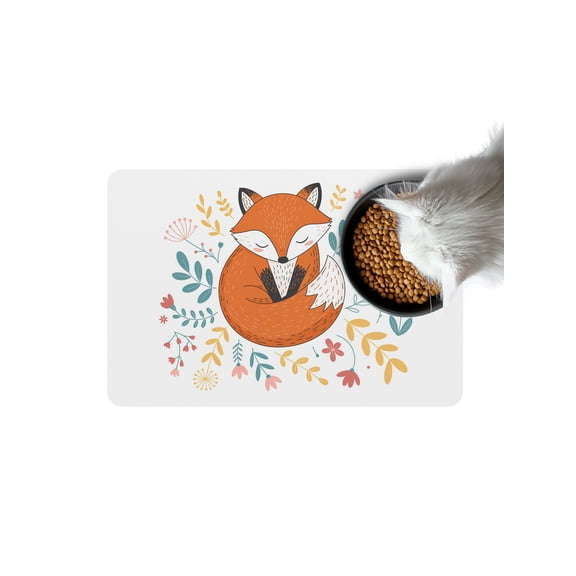 Foxes Animals Doormat Non Slip Diatomaceous Earth Door Mat Absorbent Quick Dry Soft Washable Entrance Rug for Bathroom Laundry Room 16"x24"