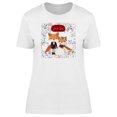 thumbnail image 1 of Foxes At Wedding Love You T-Shirt Women -Image by Shutterstock, Female Medium, 1 of 2
