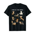 thumbnail image 1 of Foxes Of The World Funny Fox Animals Educational T Shirt, 1 of 5