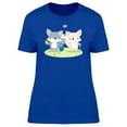 thumbnail image 1 of Foxes Playing With Dirt T-Shirt Women -Image by Shutterstock, Female Small, 1 of 2