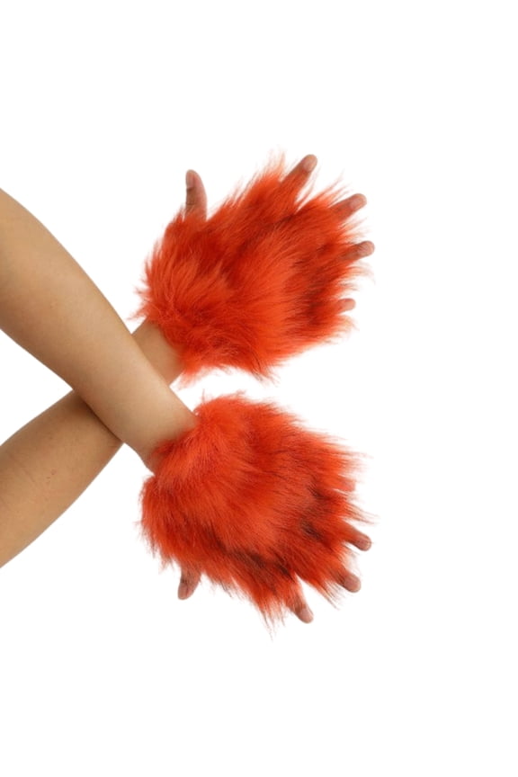 Foxes Wolf Claw Gloves Furry Cats Claw Gloves Fursuit Animal Foxes Paws Mittens