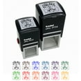 thumbnail image 1 of Foxes in Love Couple Anniversary Valentine's Day Self-Inking Rubber Stamp Ink Stamper - Green Ink - Small 1 Inch, 1 of 7