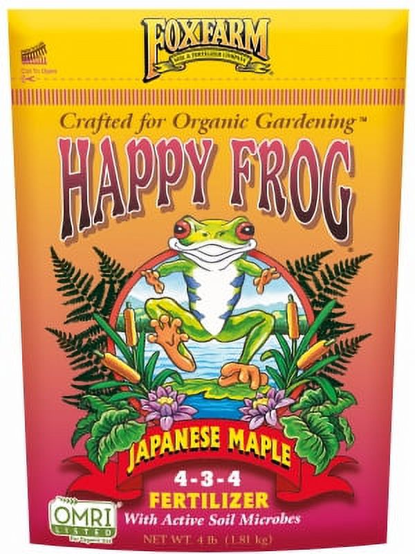 Foxfarm 4 LB Happy Frog Japanese Maple Fertilizer Blended For The Uniq, Each