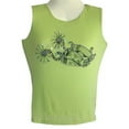 thumbnail image 1 of Foxfire 7003 35 Ladies Spurs Bling Top, Green - Small, 1 of 1