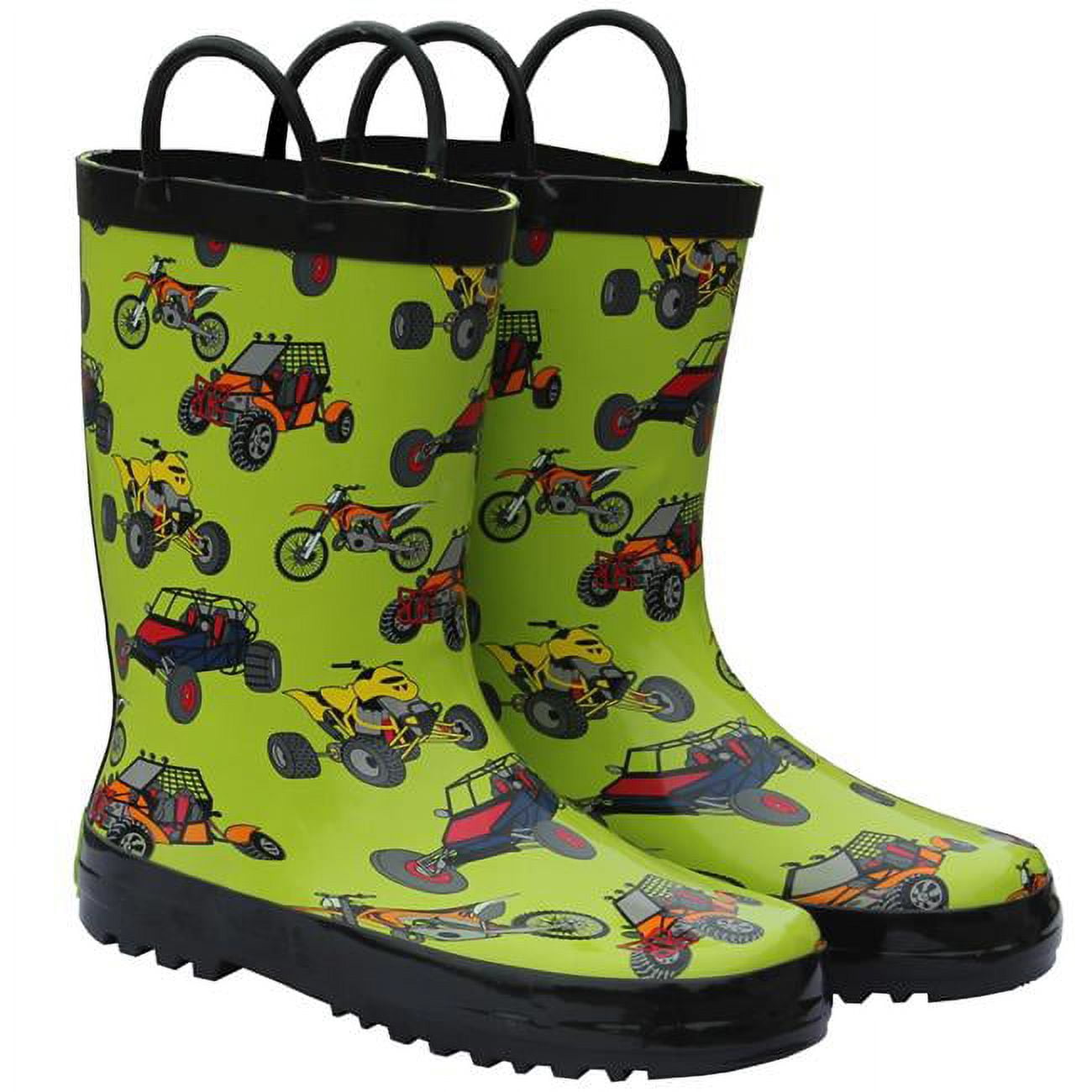 Foxfire Childrens Green Sand Toys Rain Boot Size