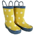 thumbnail image 1 of foxfire fox-600-55-9 childrens yellow polka dot boot - size 9, 1 of 1