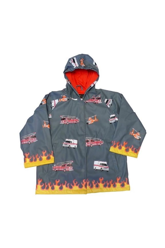 FOX-601-85-3T Childrens Fire Rescue Rain Coat - Size 3T