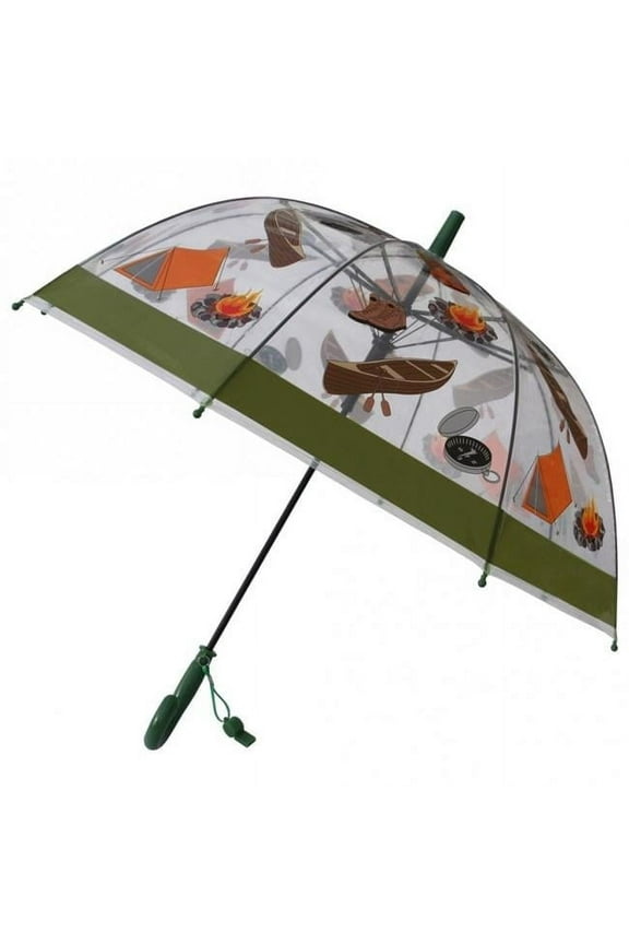 FOX-622-37 Childrens Camping Umbrella, Clear & Green