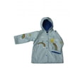 thumbnail image 1 of Foxfire  Girls Light-Blue Multicolor Rainbow Print Hooded Raincoat - Size 2T, 1 of 1