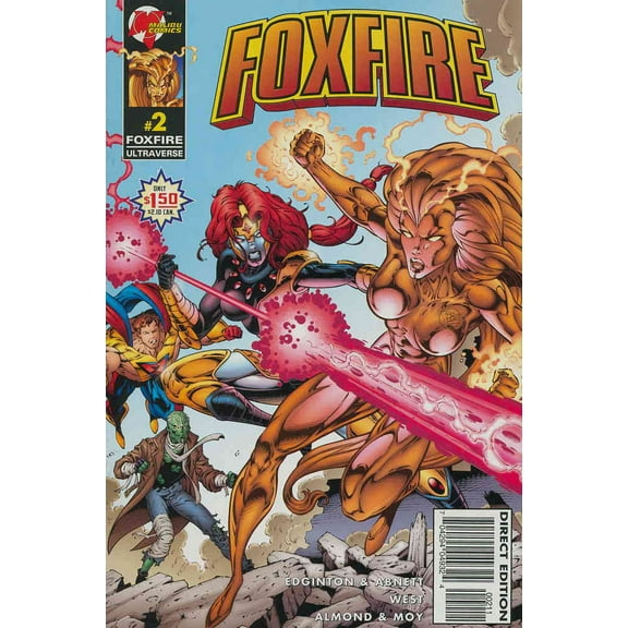 Foxfire (Malibu) #2 VF ; Malibu Comic Book