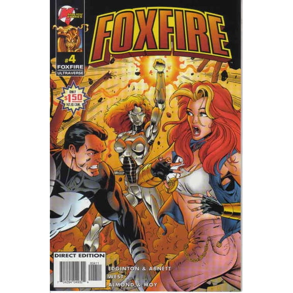 Foxfire (Malibu) #4 VF ; Malibu Comic Book