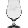 thumbnail image 1 of Foxhound Dog Themed Etched 13.25oz Iona Beer Glass, 1 of 1