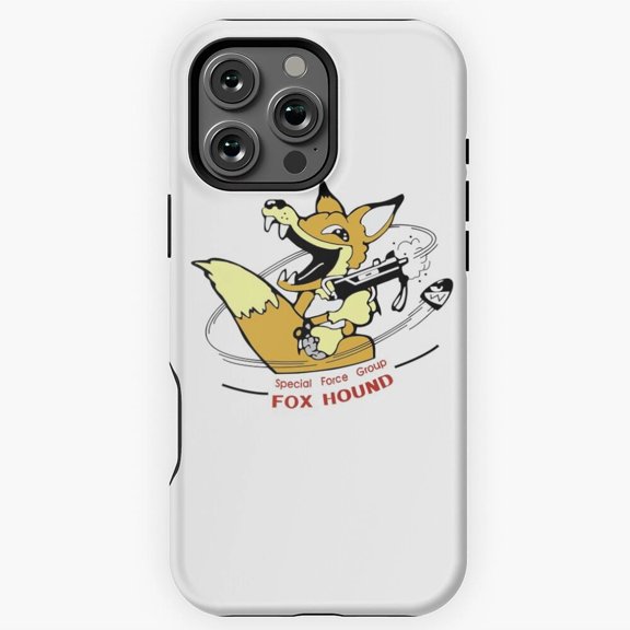 Foxhound Metal Gear Solid Special Forces Phone Case for iPhone 16 15 14 13 12 11 Pro Max - Fashion Phone M97