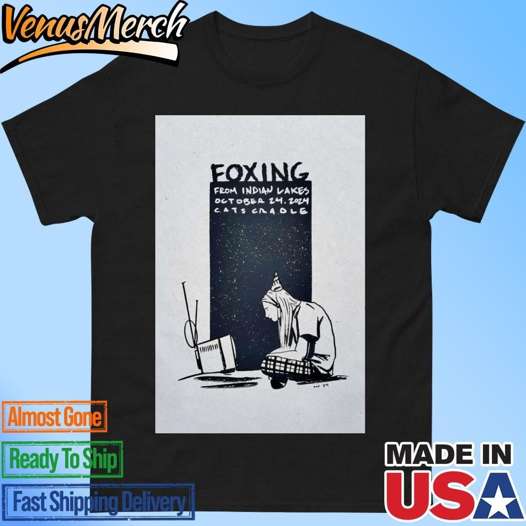 Foxing Cats Cradle Carrboro Nc Oct 24 2024 Tour Poster Shirt