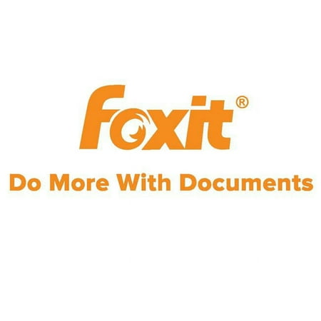 Foxit PDFEDTPL12WIML01 PDF Editor License with Formerly Phantom Standard Version 12 Win Esd