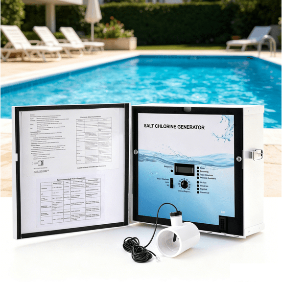 Foxlux Enhanced GLX-CTL-RITE Control Unit Replacement for Hayward AQR Goldline Aqua Rite Electronic Salt Chlorine Generator, Compatible with T-CELL-3/9/15 Salt Cells, AC120V Pool Salt System Control