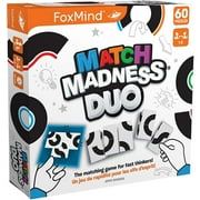 Foxmind Games Match Madness Duo, The Matching Game for Fast Thinkers, Fast-Paced and Action-Packed, Pattern Recognition and Dexterity, Made for 2 Players, for Ages 8+