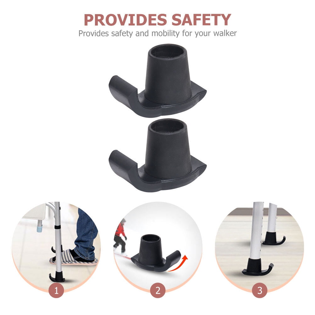 Foxnovo 2Pack Universal Skis for Walkers for Seniors Replacement Glide