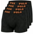 thumbnail image 1 of Foxpolo Men’s Boxer Briefs 4-Pack Gift Set – Cotton Stretch Fabric – Soft, Breathable and Flexible – For Daily and Sport Use | L - Black, 1 of 6