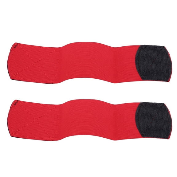 Foxqixa Soccer Shin Guard Strap Rubber Adjustable Leg Straps for Football, Secure Fit, Sports Protection, 2 Pack