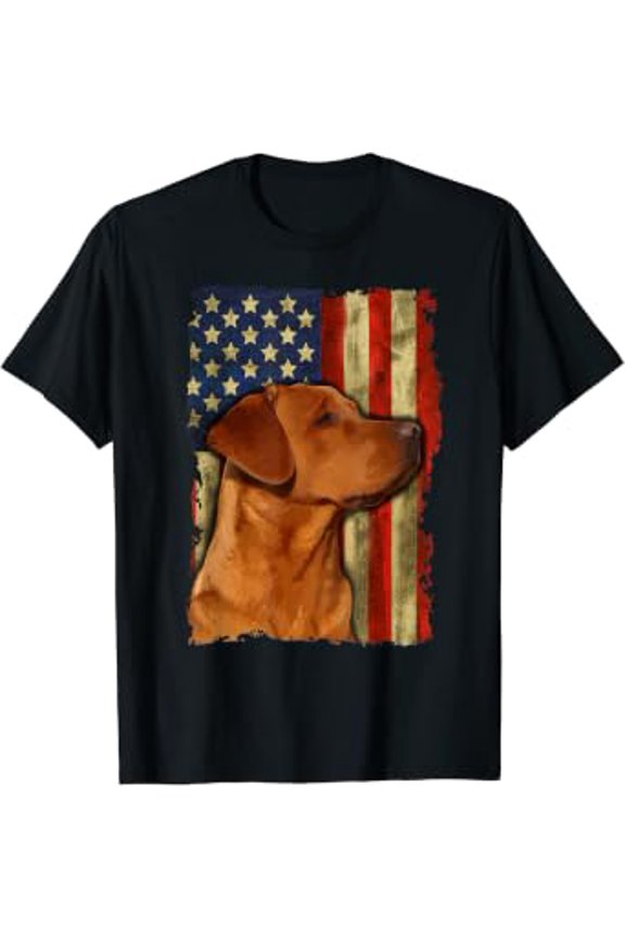 Foxred Labrador Retriever Usa Fox Red Labrador Dog Lover T-Shirt