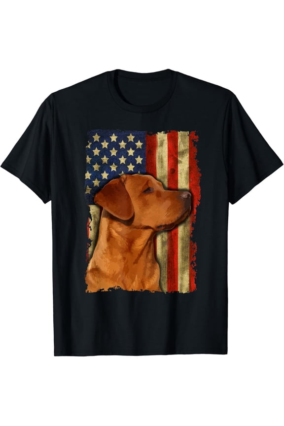 Foxred Labrador Retriever Usa Fox Red Labrador Dog Lover T-Shirt