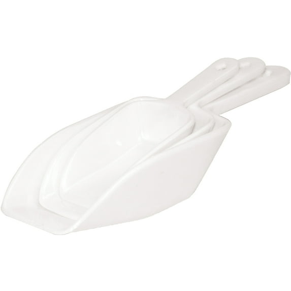 Foxrun Plastic Scoop, Set of 4